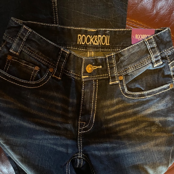 Rock & Roll Denim Mid Rise Bootcut Jeans - Picture 4 of 5